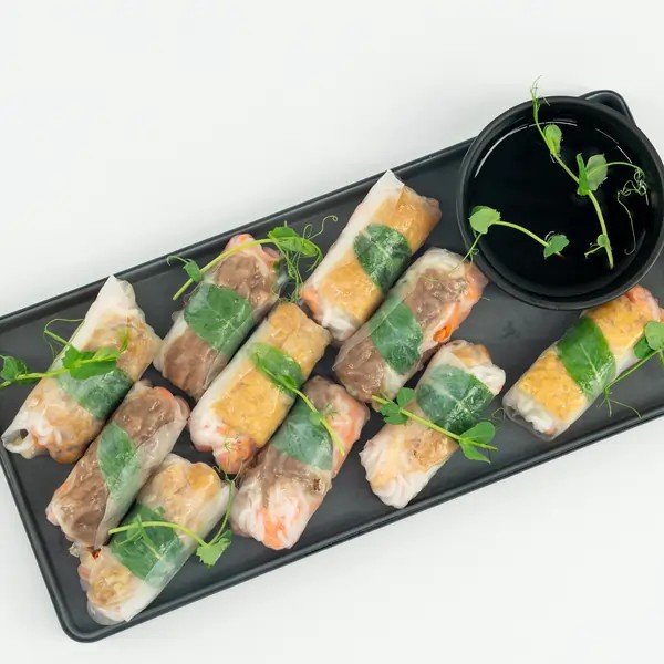 Rice Paper Roll Trio Box — Salt Wind Catering