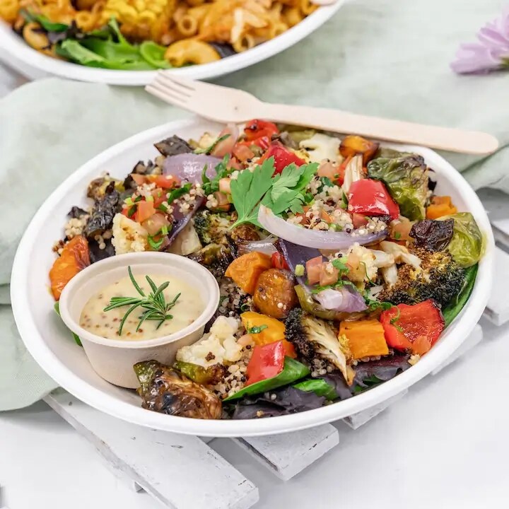Roasted Vegetable & Quinoa Bowl — Salt Wind Catering