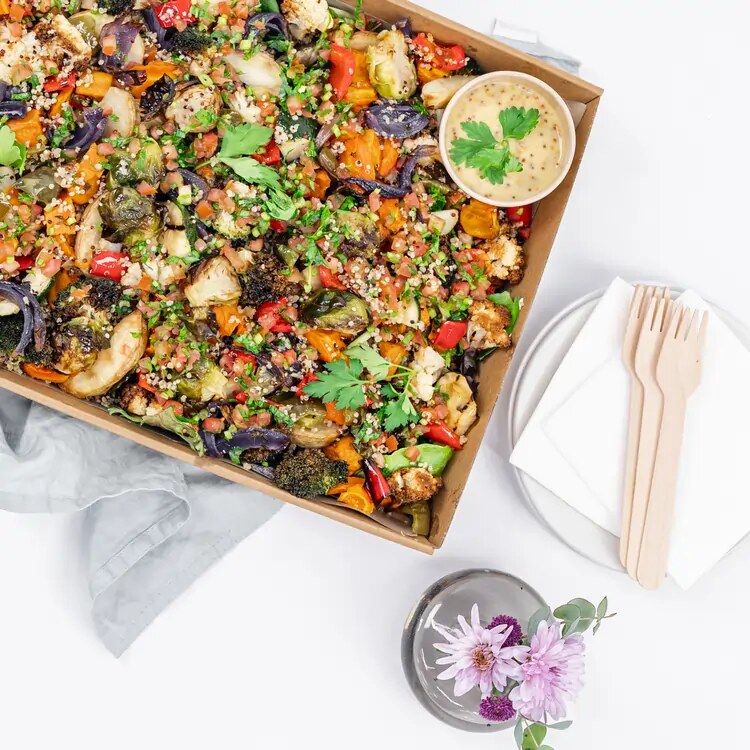 Roasted Vegetable & Quinoa Platter — Salt Wind Catering