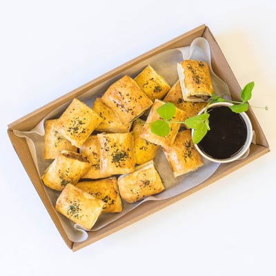 Sausage Rolls with BBQ Sauce