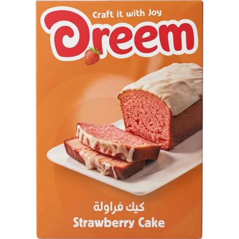 Dreem Strawberry Cake 400g