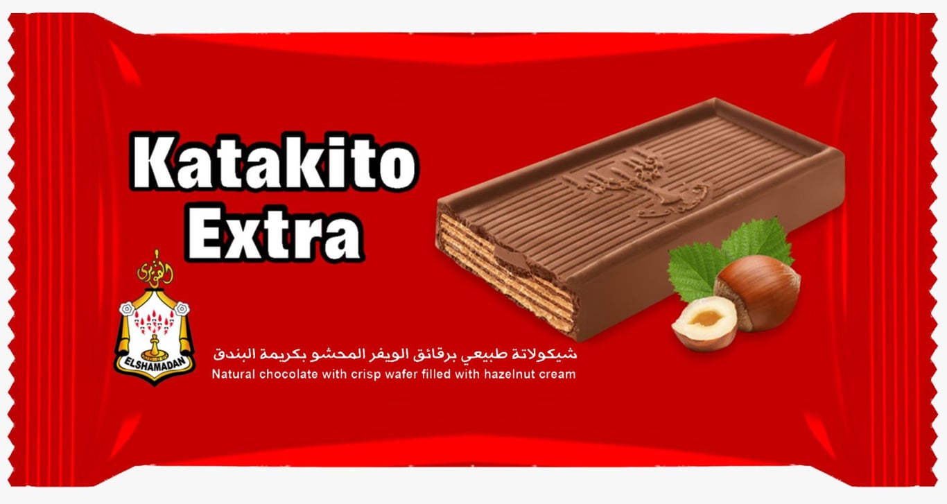 Katakito Extra Chocolate Wafer And Hazelnut Cream 30g