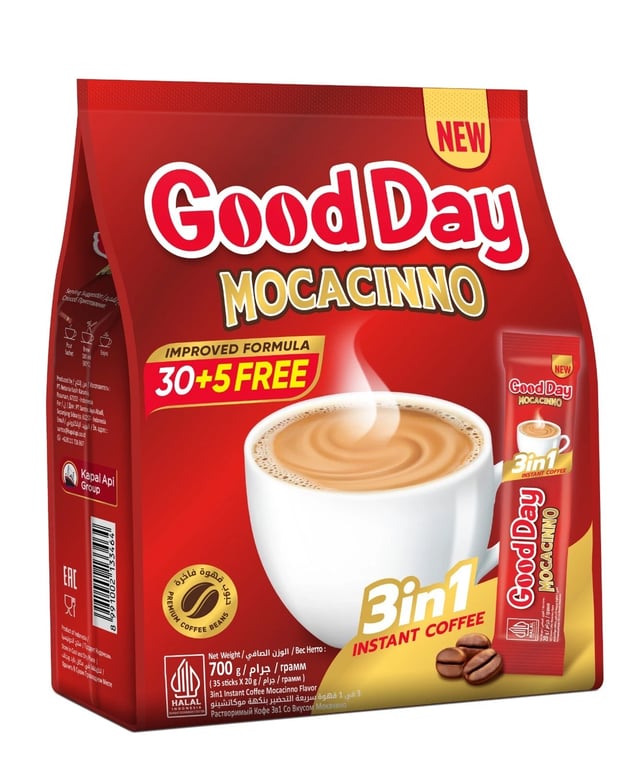 Good day Mocacinno 3in1 Instant Coffee 35 sachets * 20g