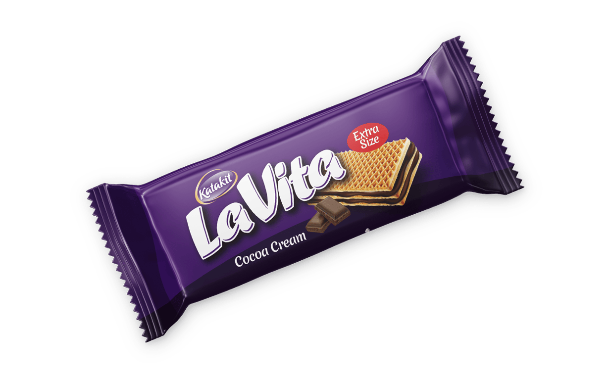 Katakit LaVita Wafer Stuffed with Cacao Cream