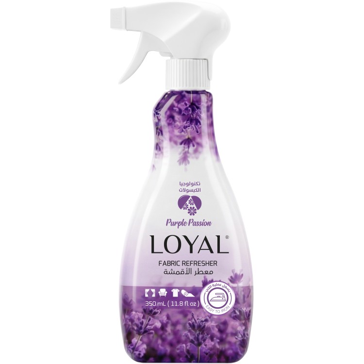 Loyal Fabric Carpet Refresher with Fragrance Capsules - Purple Passion 350ml