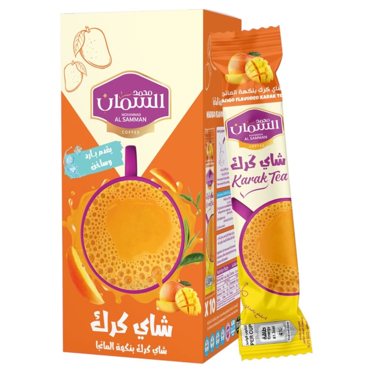 Mohammad Al Samman Mango Karak Tea 10 sachets