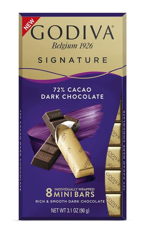 Godiva Signa 72% Dark Chocolate - 90g