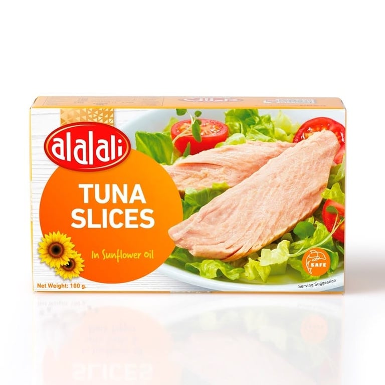 Al Alali Tuna Slices Regular In Sunflower Oil, 100 g