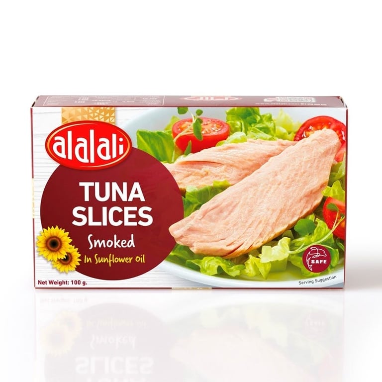 Al Alali Smoked Tuna Slices in Sunflower Oil - 100g