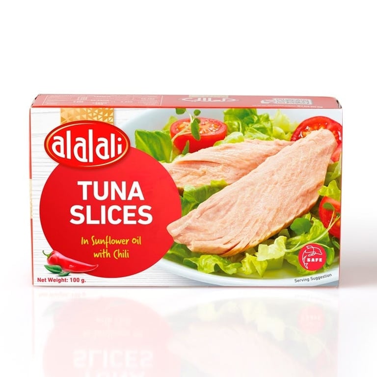 Al Alali Tuna Slices With Chili In Sunflower Oil - 100g