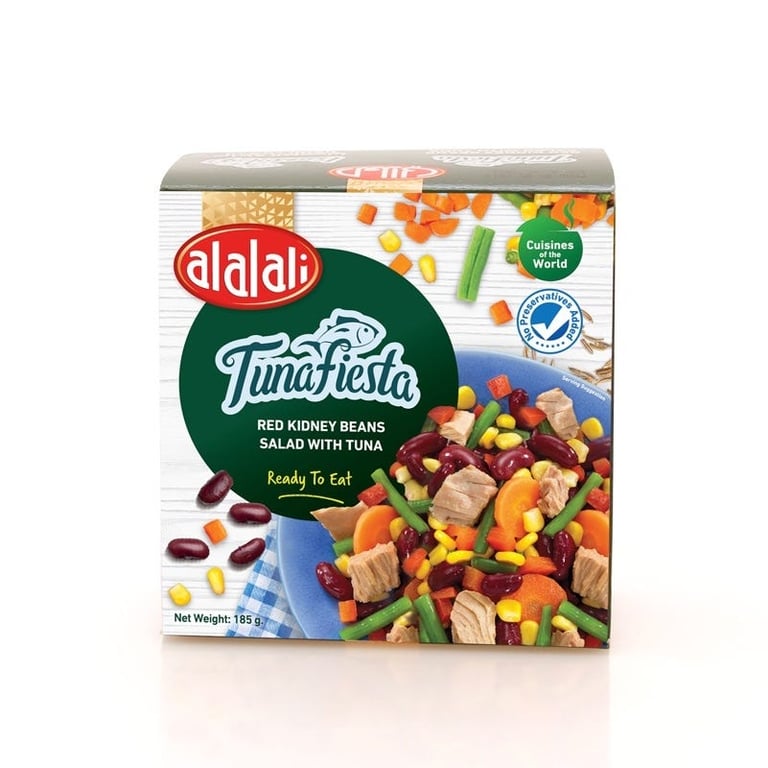 Al Alali Snack Tuna Salad With Kidney Beans, 185 g