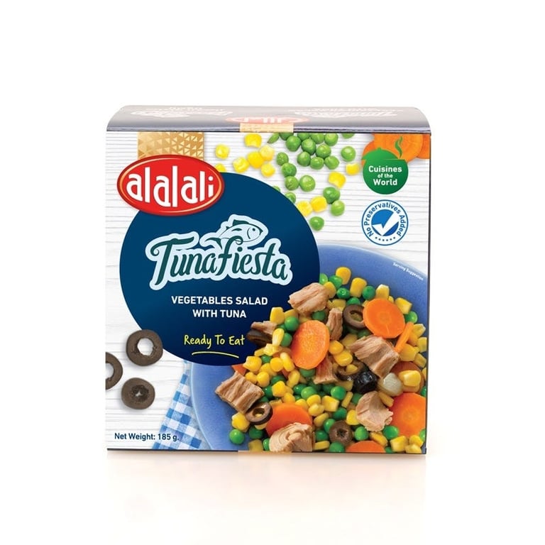 Al Alali Snack Tuna Salad With Vegetable, 185g