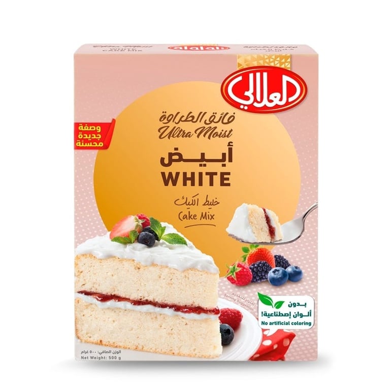 Al Alali Cake Mix  White Ultra Moist, 500 g