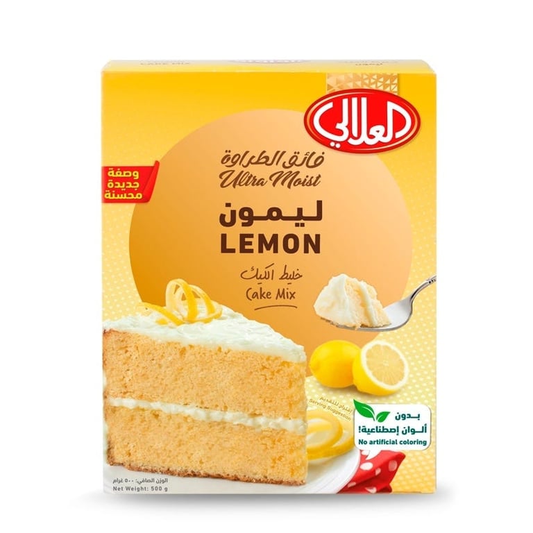 Al Alali Cake Mix  Lemon Ultra Moist, 500 g