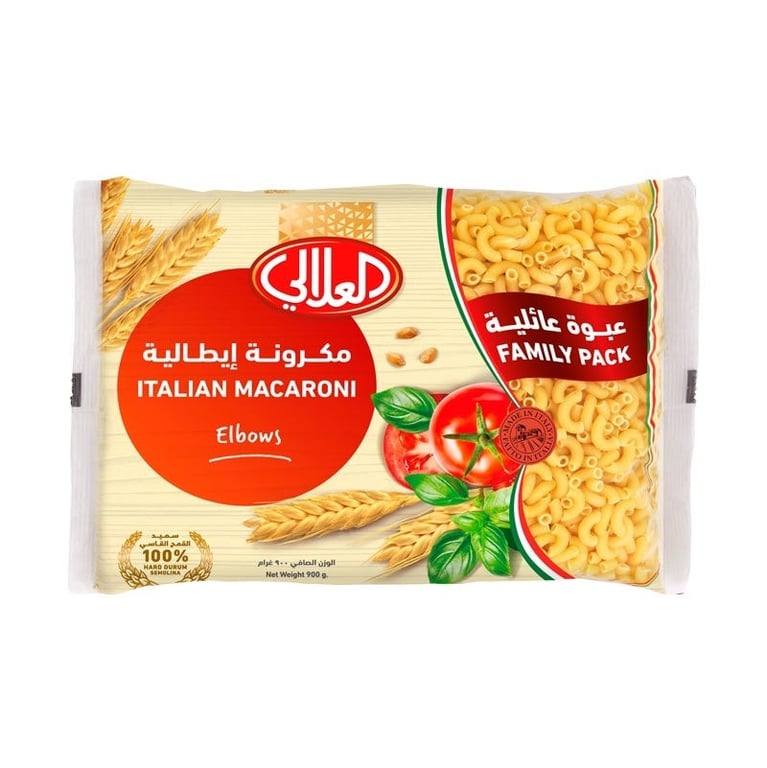 Al Alali Italian Macaroni Elbows Pasta - 900 g