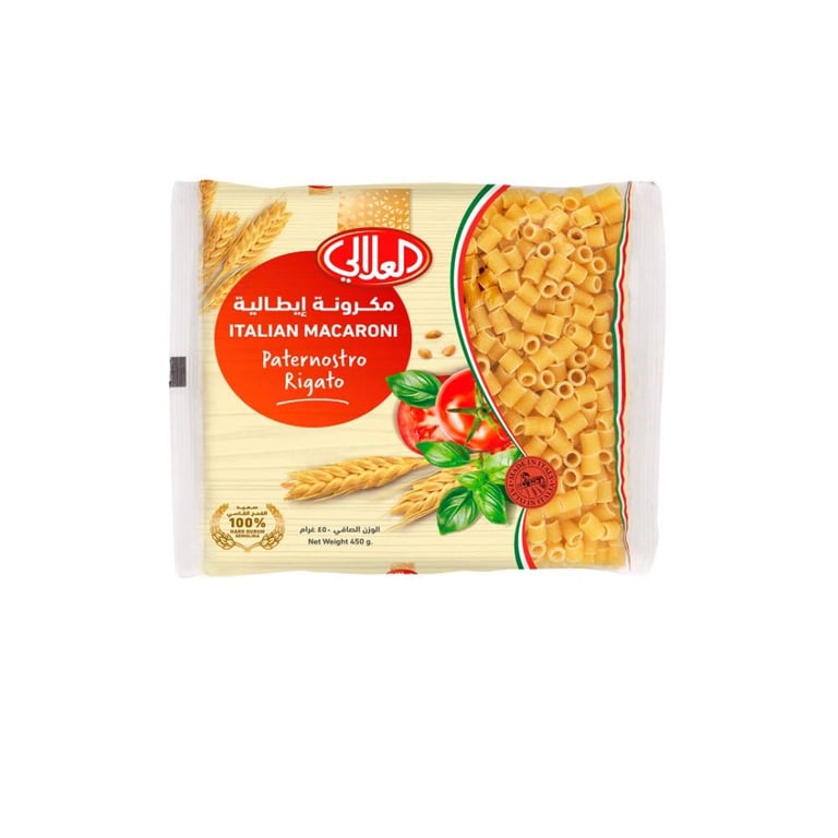 Al Alali Paternostro Rigato Italian Macaroni 72 - 450 g
