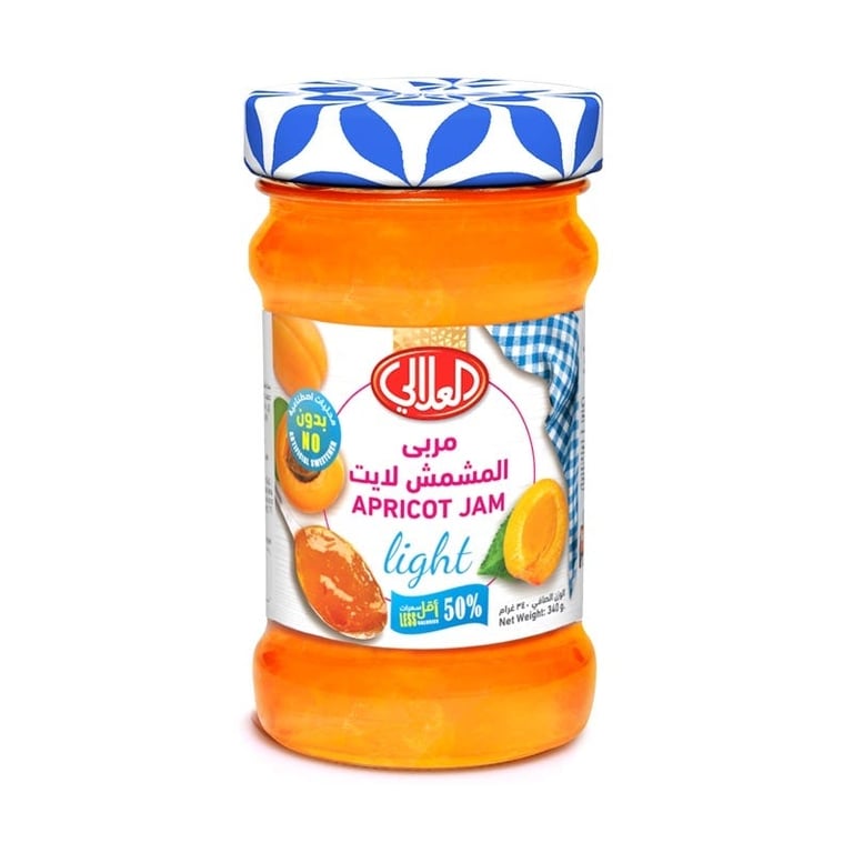 Al Alali Light Jam Apricot, 340 g