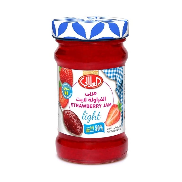 Al Alali Light Jam Strawberry, 340 g