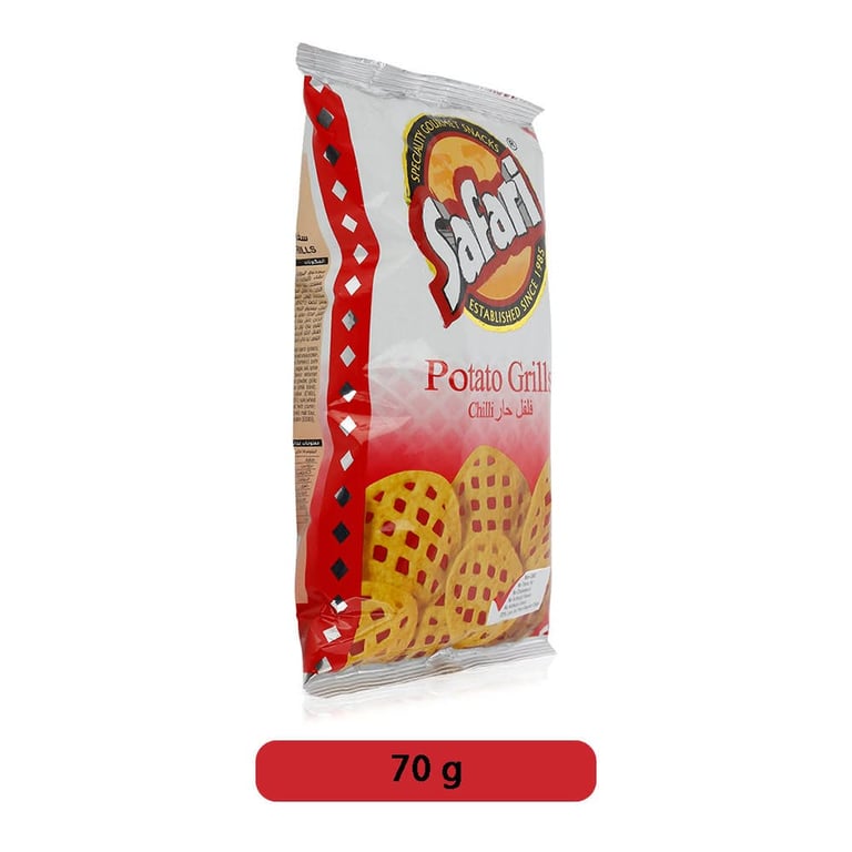 Safari Potato Grills Chilli - 70gm