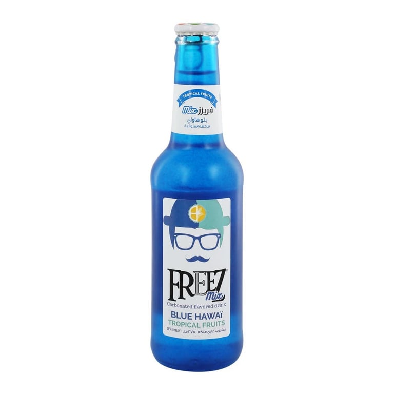 Freez Mix Blue Hawaii Tropical Fruits Carbonated Drink - 275 ml