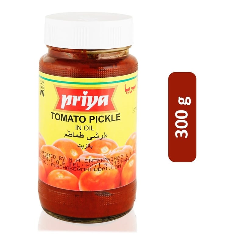 Priya Tomato Pickle in Oil - 300 g
