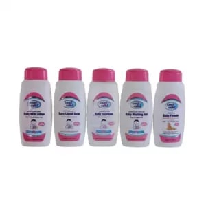 Cool And Cool Baby Care Essentials Kit Natural Care For Babys Sensitive Skin- 5pcs Set