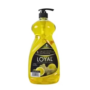 Loyal 5 in 1 Dishwashing Liquid With Ginger And Lemon, Natural Enzymes- 1.5Ltr