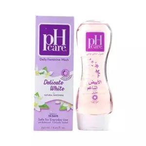PH Care Daily Intimate Feminine Wash Delicate White with Fruti Fresh For Natural Whitning- 250 ml