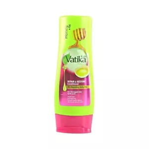 Vatika Natural Repair and Restore Conditioner with Honey and Egg for Damaged Hair and Split-ends- 400ml