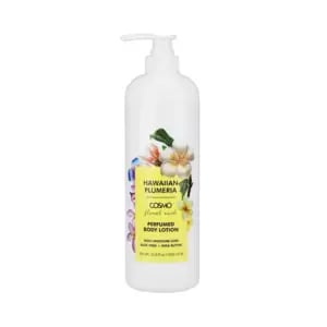 Cosmo Floral Rush Hawaiian Plumeria Perfumed Body Lotion with Aloe Vera and Shea Butter- 1000ml