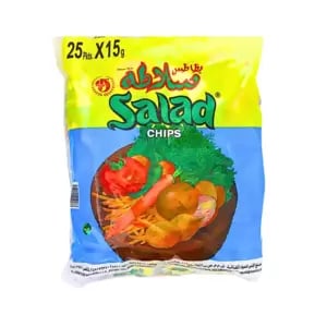 Oman Salad Hot And Sour Potato Chips- 25X15gms