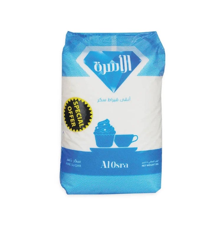 Al Osra Fine White Sugar - 5kg