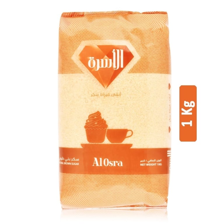 Al osra Natural Brown Sugar - 1 Kg