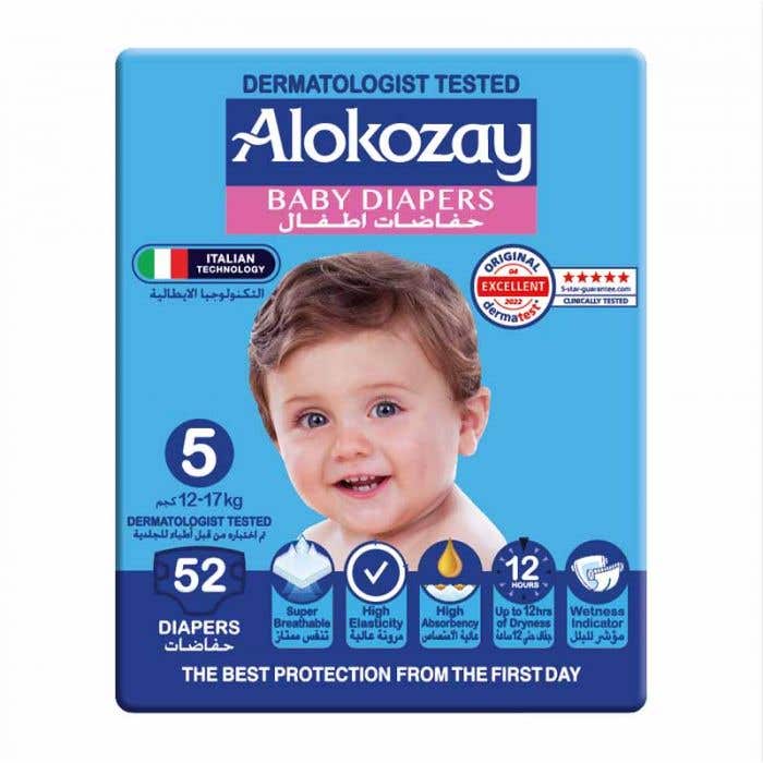 Alokozay Baby Diaper Size5 - 52's