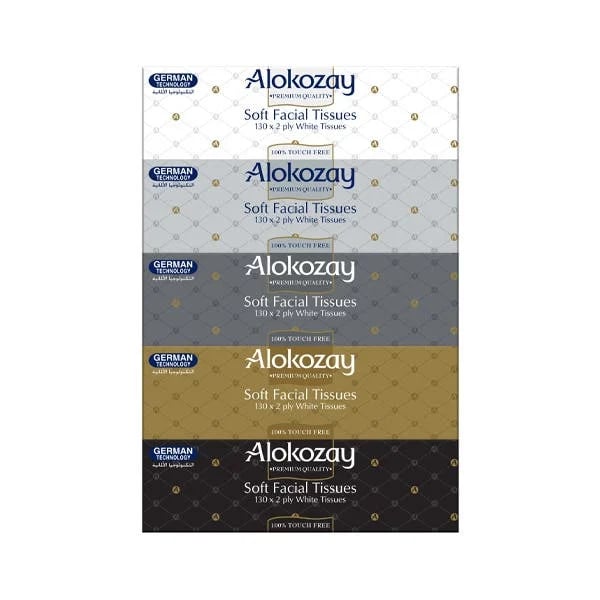 Alokozay Facial Tissue 130 Ply x 5