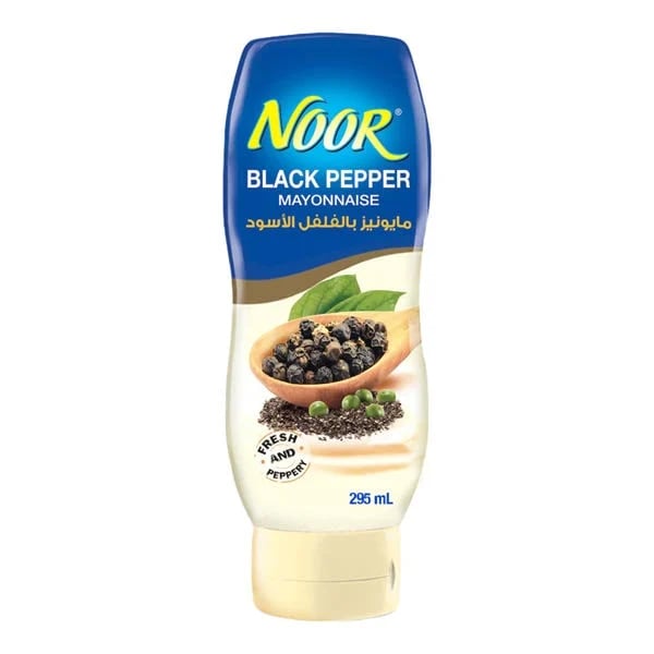 Noor Mayonnaise Black Pepper - 295 ml