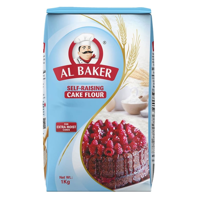 Al Baker Self Raising Cake Flour, 1 Kg