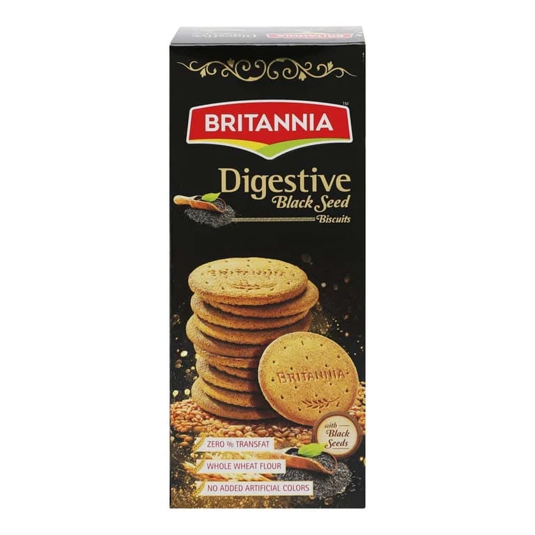 Britannia Digestive Black Seed Biscuits - 350 gm