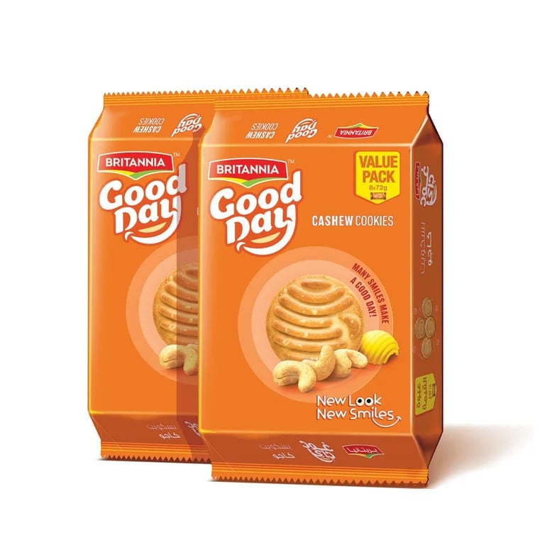 Britannia Good Day Cashew Cookies - 2 x 576g