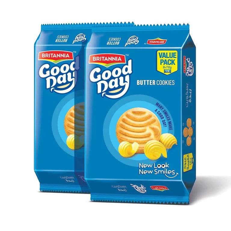 Britannia Good Day Butter Cookies - 2 x 576g