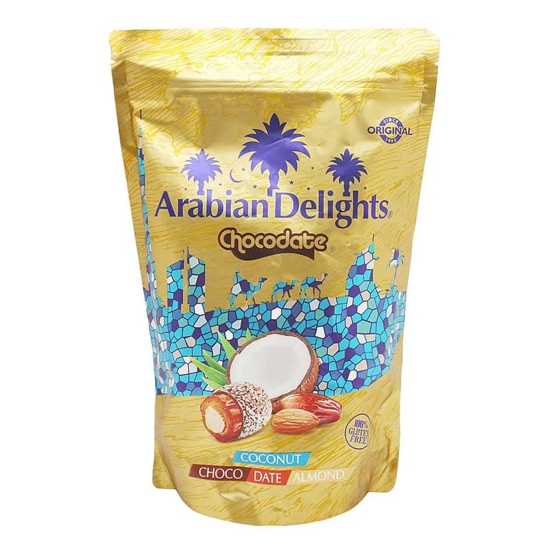 Arabian Delights Coconut Choco Date and Almond Flavour Chocodate - 250 gm