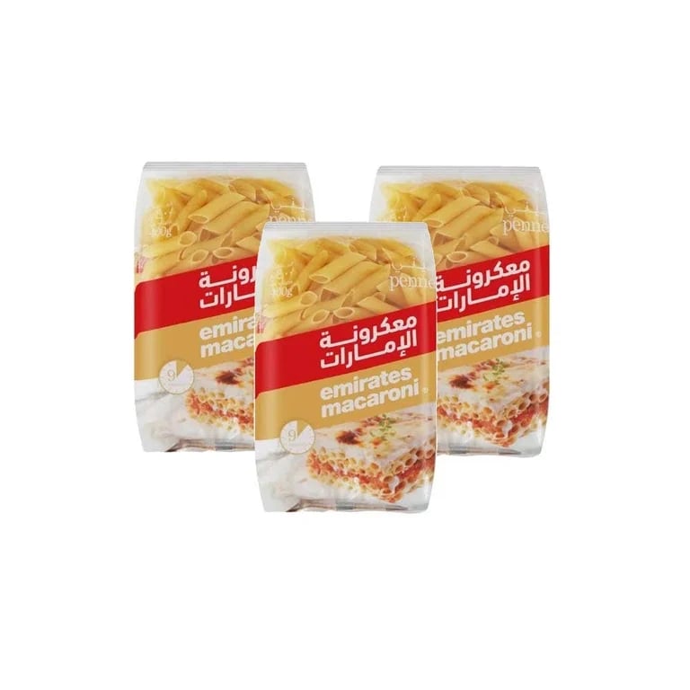Emirates Macaroni Penne - 3 x 400g