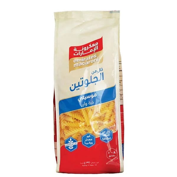 Emirates Macaroni Gluten Free Fusilli 340g