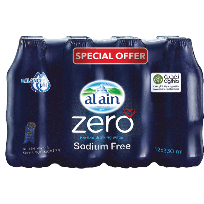 Al Ain Bottled Drinking Water - 12 x 330ml