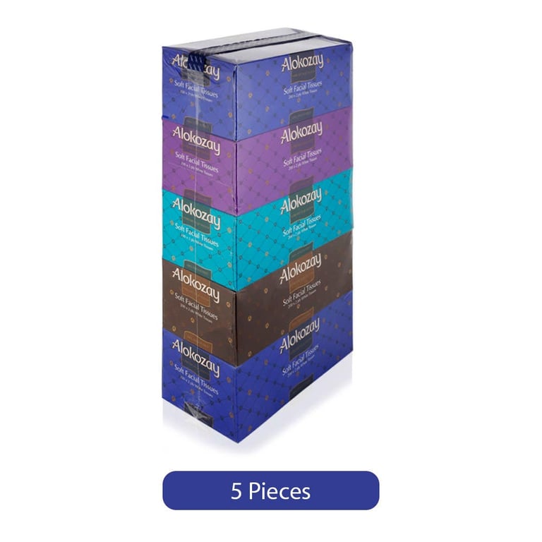 Al Ain Soft Facial Tissues - 5 x 200 Sheets
