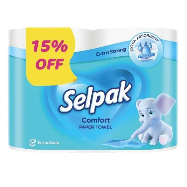 Comfort Kitchen Paper Towel Maxi  2Ply - 2 x 6 Rolls