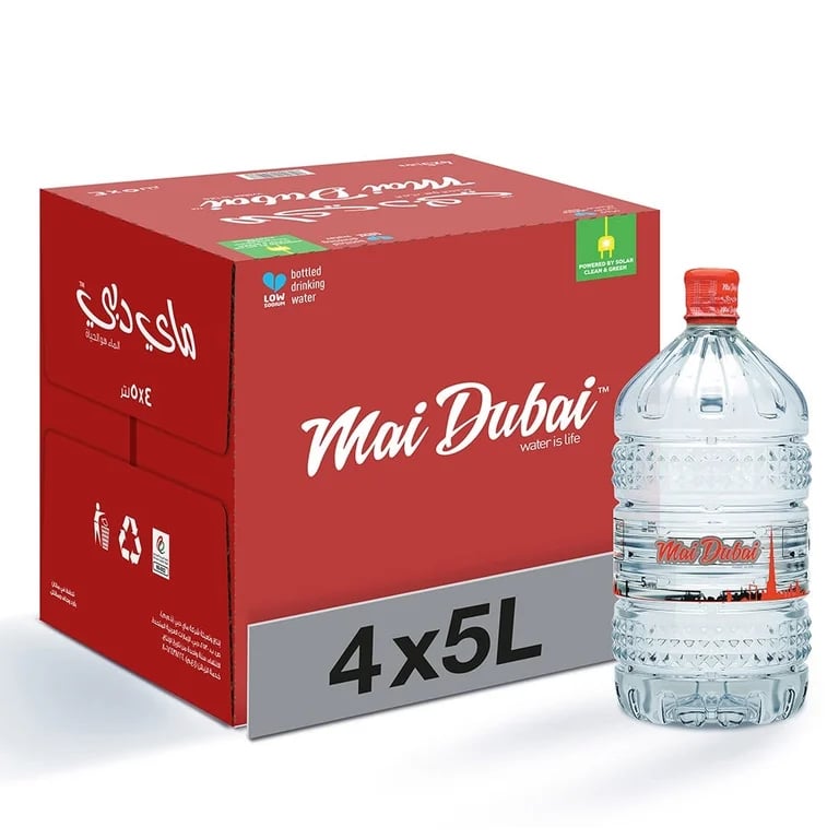 Mai Dubai Drinking Water - 4 x 5 L