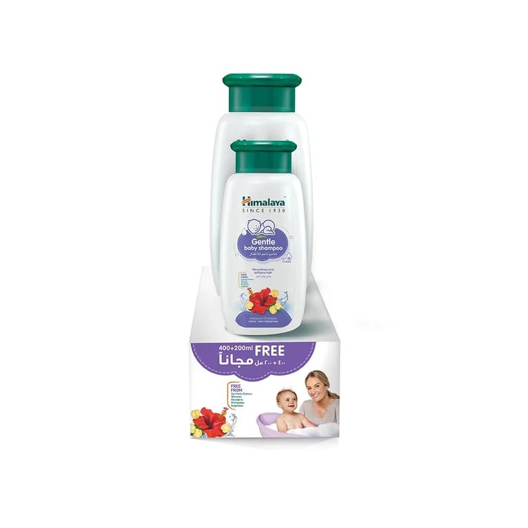 Himalaya Gentle Baby Shampoo - 400ml + 200ml