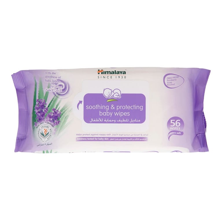 Himalaya Soothing and Protecting Baby Wet Wipes - 56's