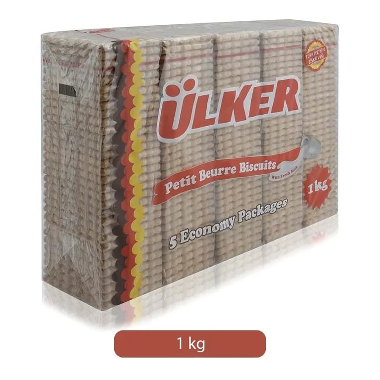 Ulker Petit Beurre Biscuits Family Pack - 1kg